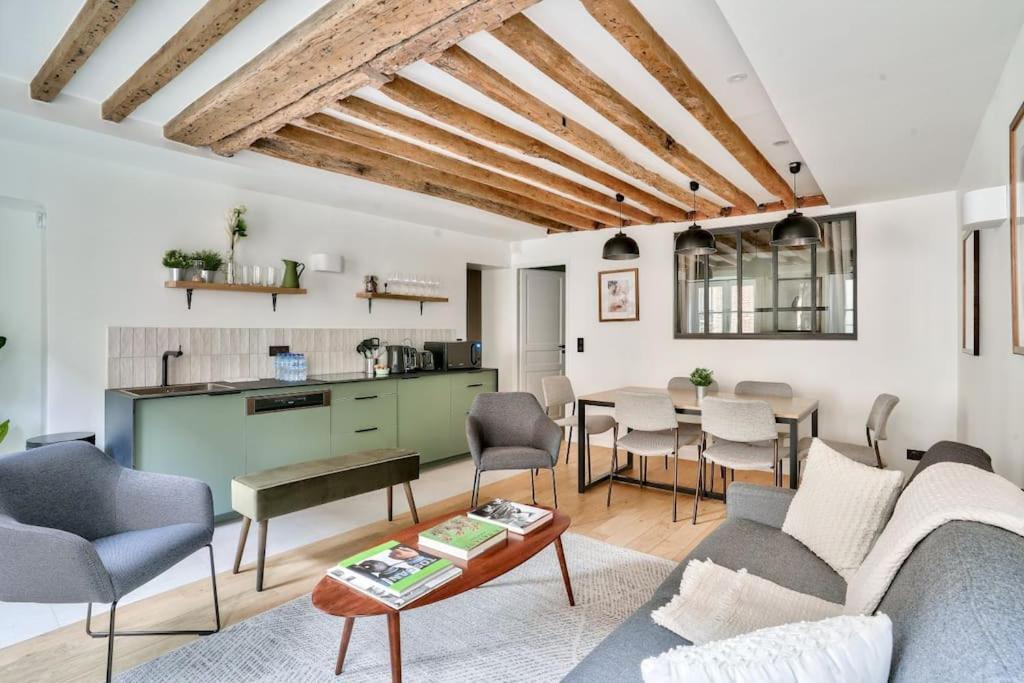 Magnifique Appartement Pour 6 - Montorgueil Parijs Buitenkant foto