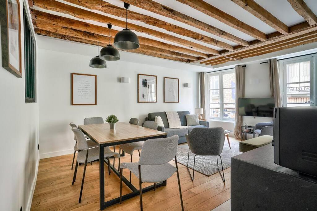 Magnifique Appartement Pour 6 - Montorgueil Parijs Buitenkant foto