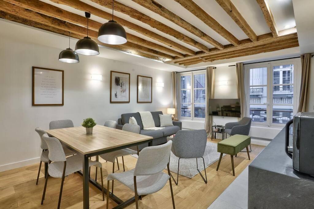 Magnifique Appartement Pour 6 - Montorgueil Parijs Buitenkant foto